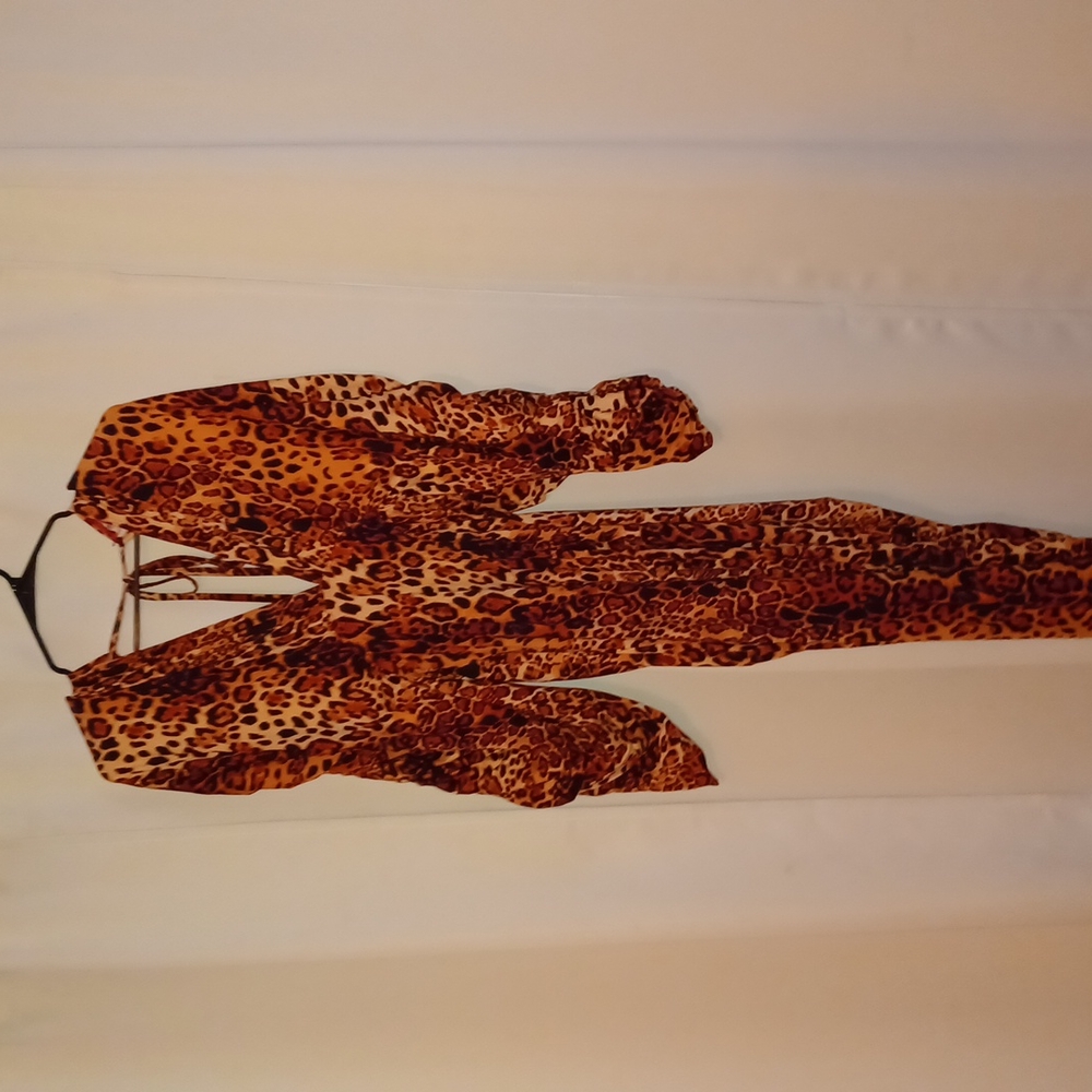 Leopard Print Jumpsuit